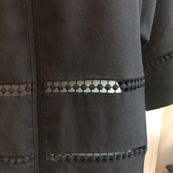 Stella & Dot Kimono Sleeve W/ Lace Cut Outs Top - Picture 2 of 8